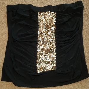 Sequin tube top